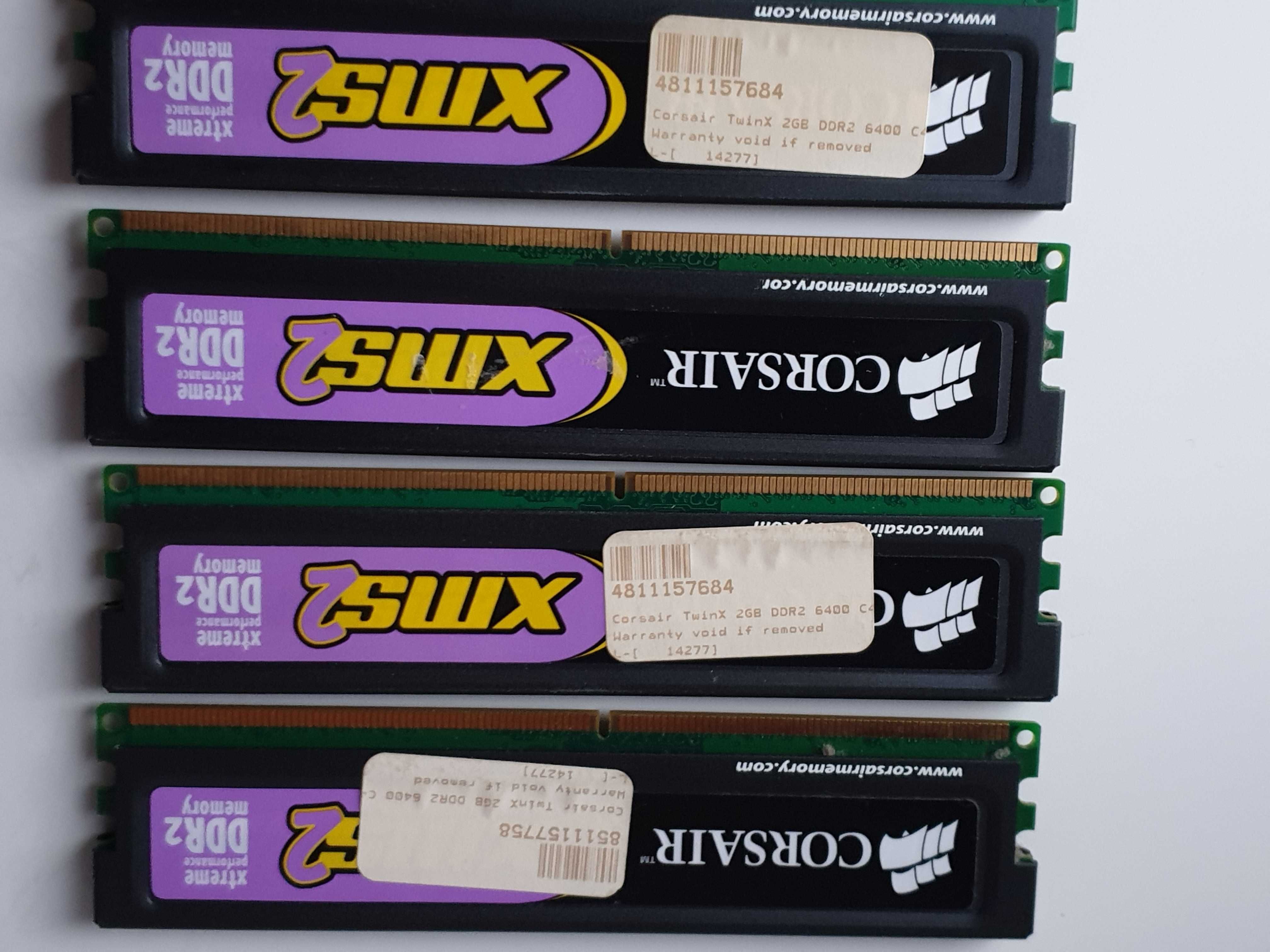 DDR2 SDRAM 2Gb,  Corsair, CM2X1024-6400, 800MHz,