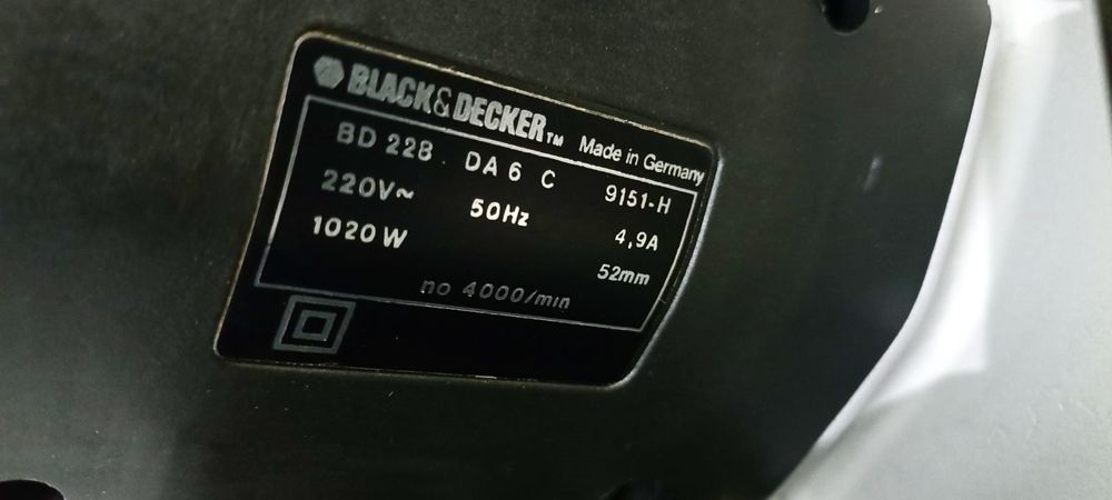 Мини-циркулярная пила Black & Decker! Привезена из Германии!