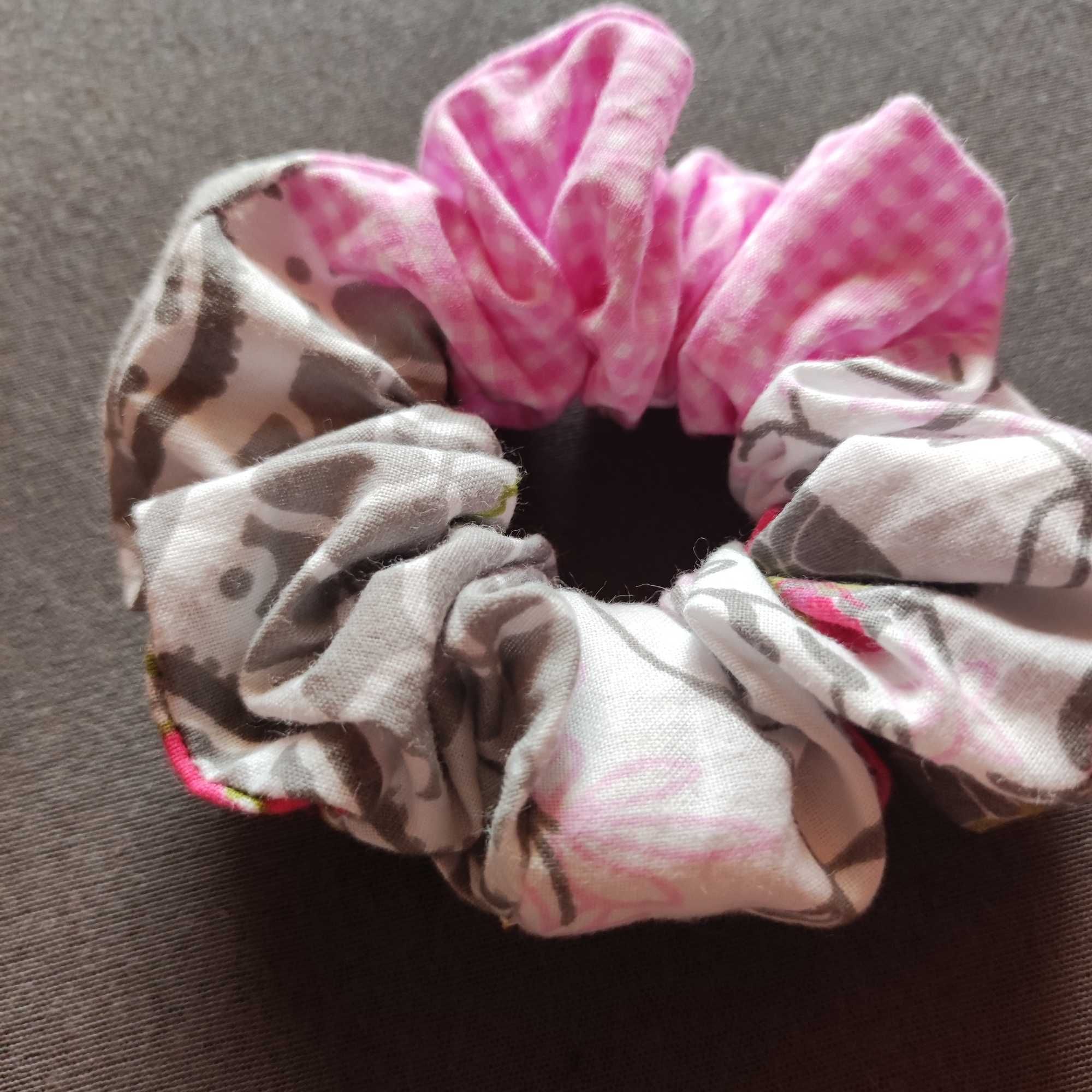 Kolorowa scrunchie