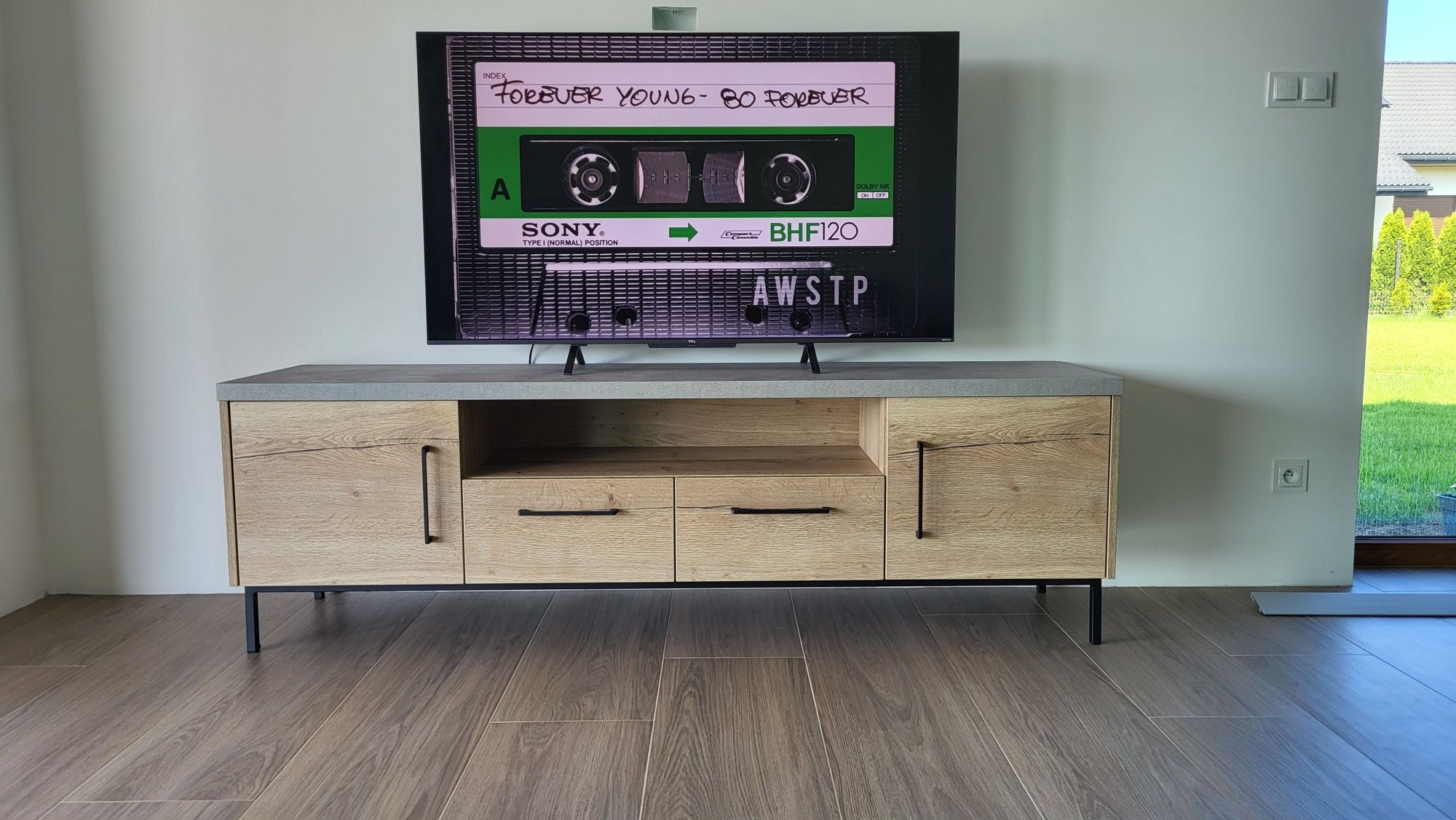 Szafka RTV w stylu LOFT, INDUSTRIAL, komoda RTV