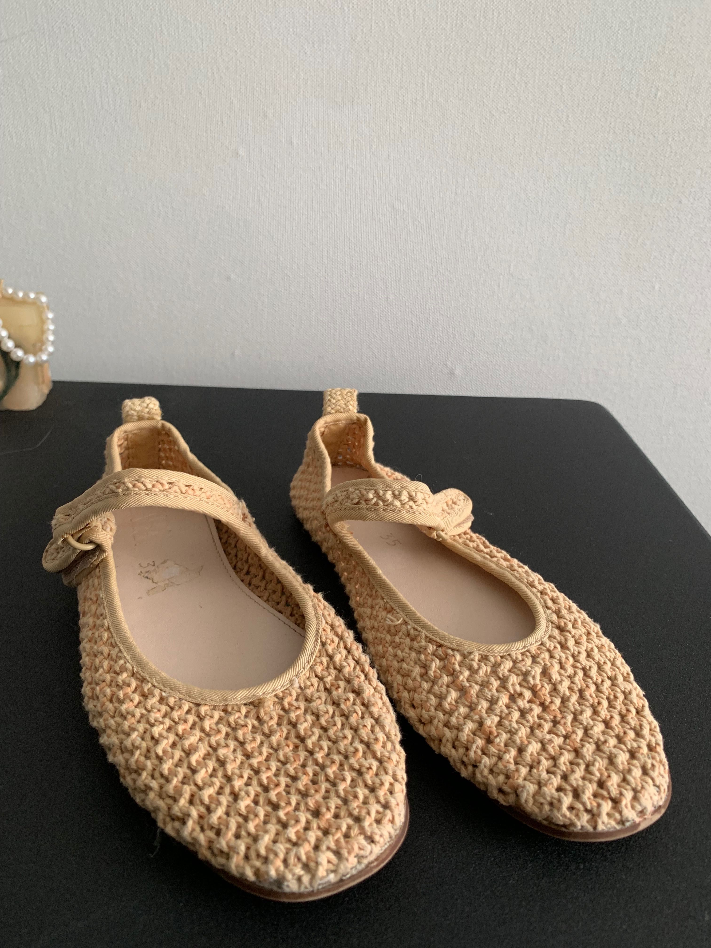 Плетені балетки Zara Mary Jane Мери джейн 290