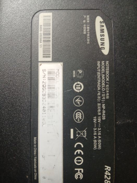 Samsung r428 не робочий.Розборка