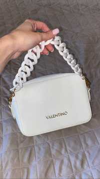 Біла шкіряна сумочка VALENTINO Bianco