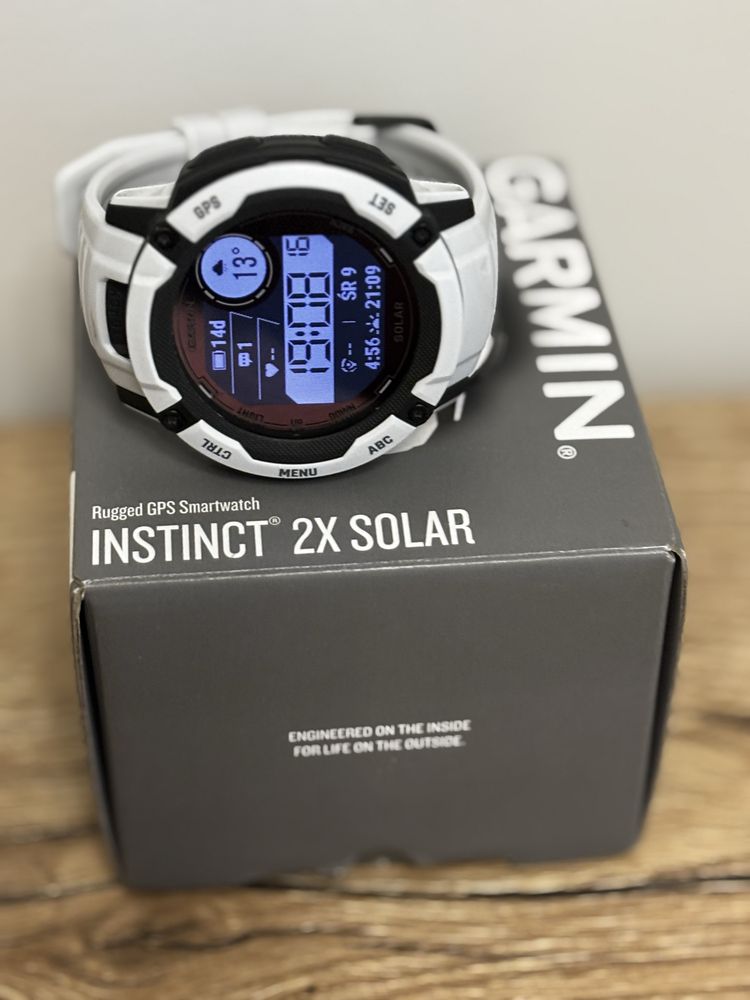 Garmin Instinct 2X Solar White, stan idealny, odbiór osobisty