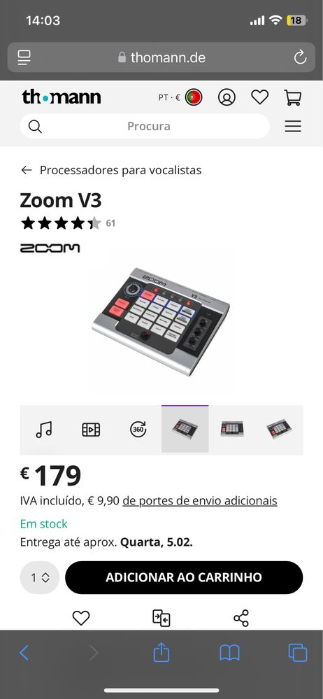 Processador Voz Zoom V3