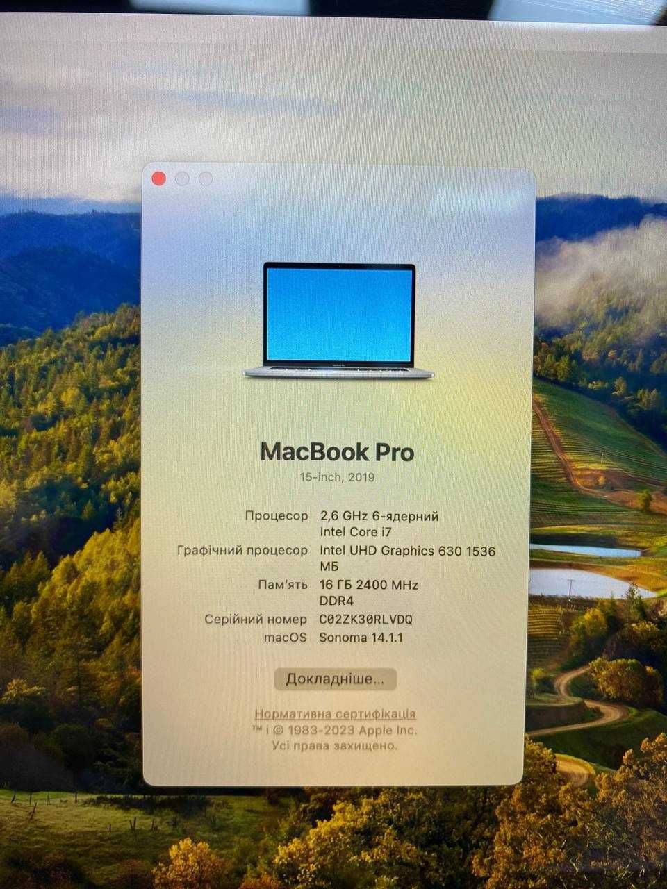 Макбук I7|16|512|AMD Гарантія! MacBook Pro 15 2019 Стан Ідеальний!