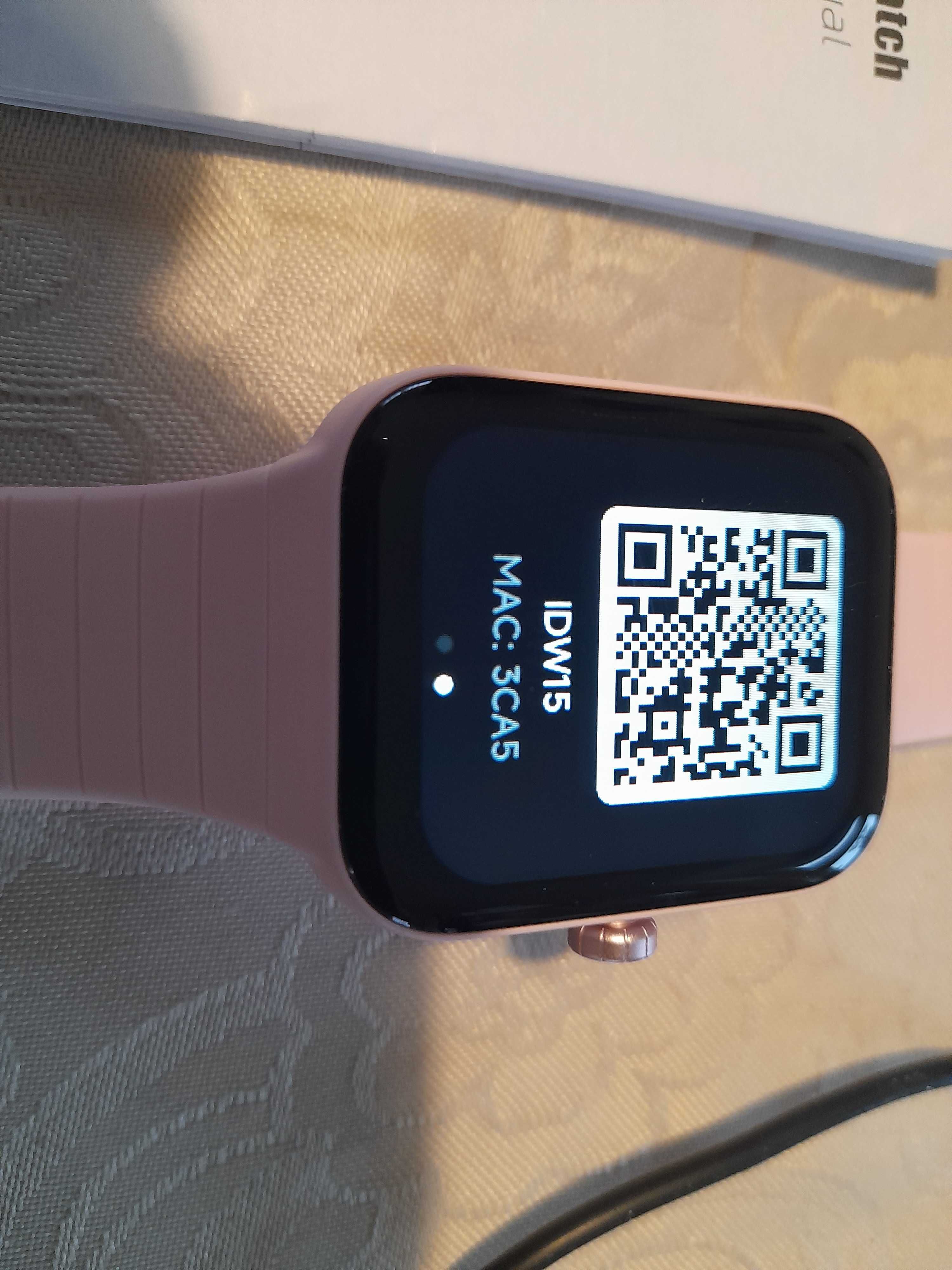 SMART WATCH Damski IDW15 RÓŻOWY 1,8" B.T 5.3