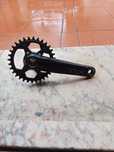 Pedaleira Shimano SLX + prato 32t novo