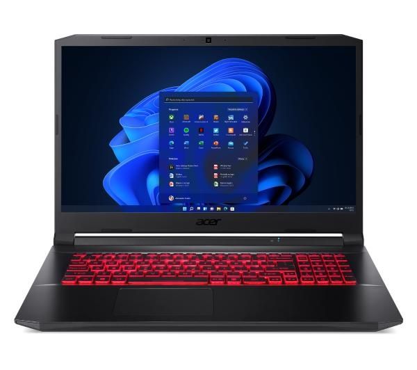 Nowy laptop Acer Nitro 5 Ryzen 5, 17.3",RTX3050TI, 16GB,512 SSD, Win11