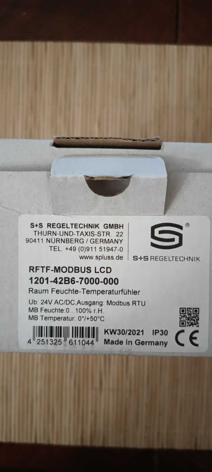 Датчик вологості і температури в приміщенні HYGRASGARD RFTF-Modbus 1шт