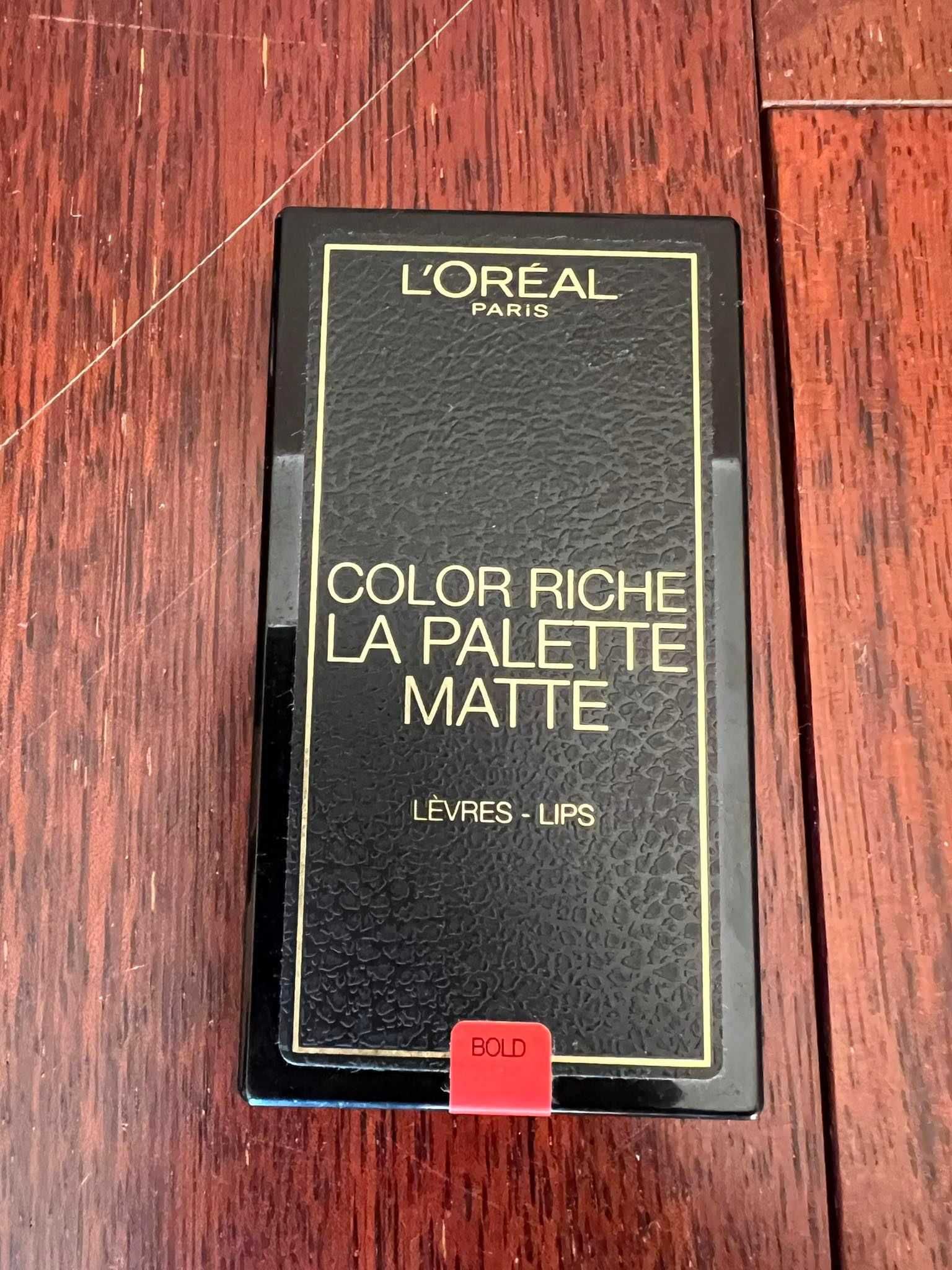 L`Oréal Paris, Color Riche, La Palette Matte Paleta matowych szminek