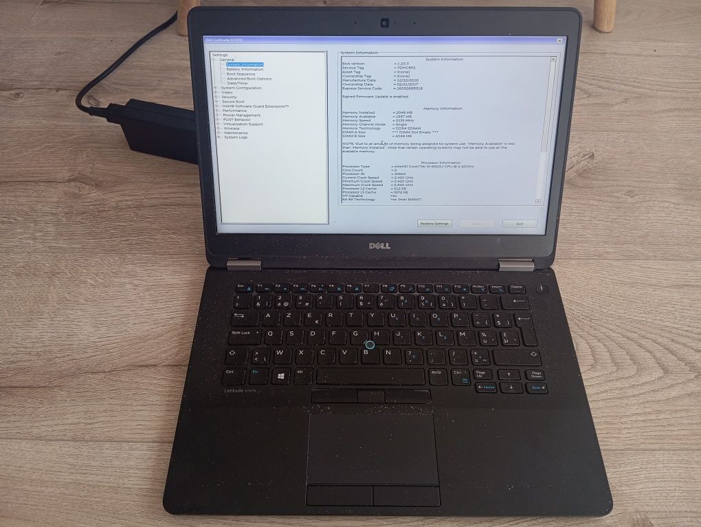 Laptop Dell latitude E7470 do naprawy albo na części