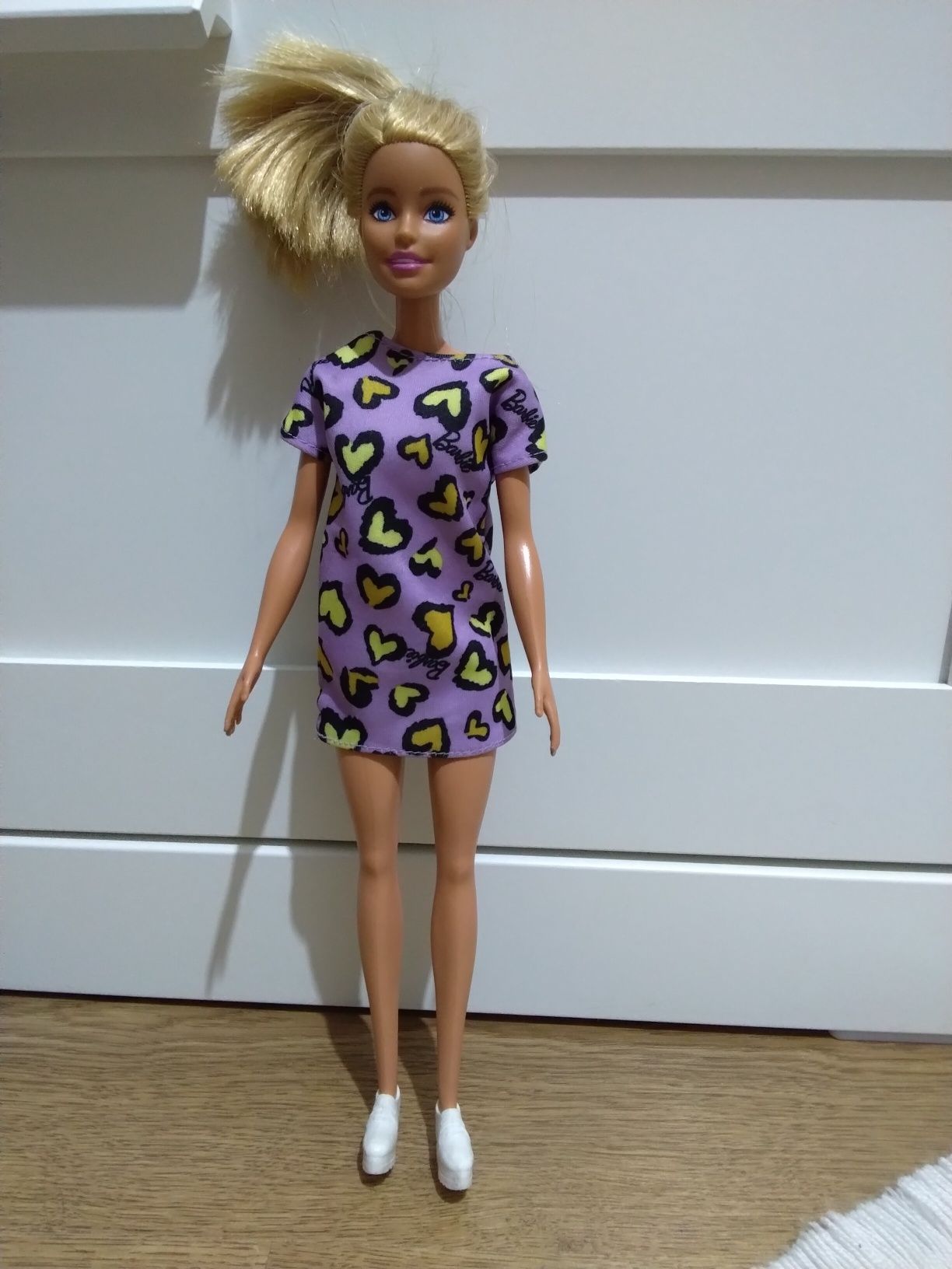 Кукла Barbie Супер стиль Mattel T7439 Блондинка в сиреневом платье