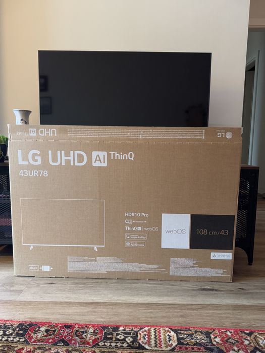 TV LG UHD AI ThinQ 43UR78, 43” (108 cm)