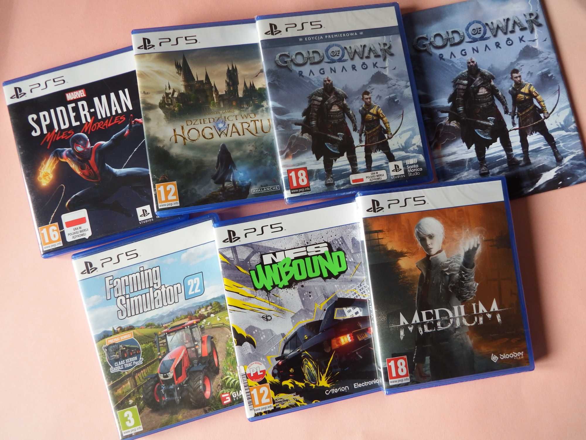 GRY PS5 KUTNO od 99zł SPRAWDŹ ! Spiderman MEDIUM NFS Unbound Farma