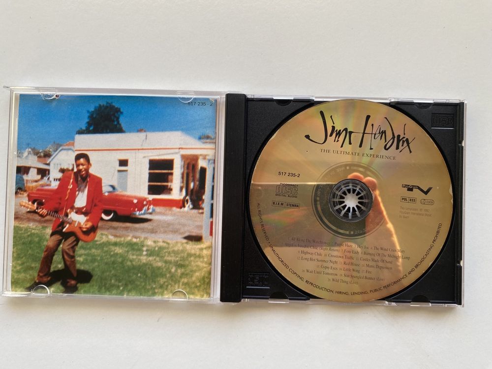 CD Jimi Hendrix em bom estado