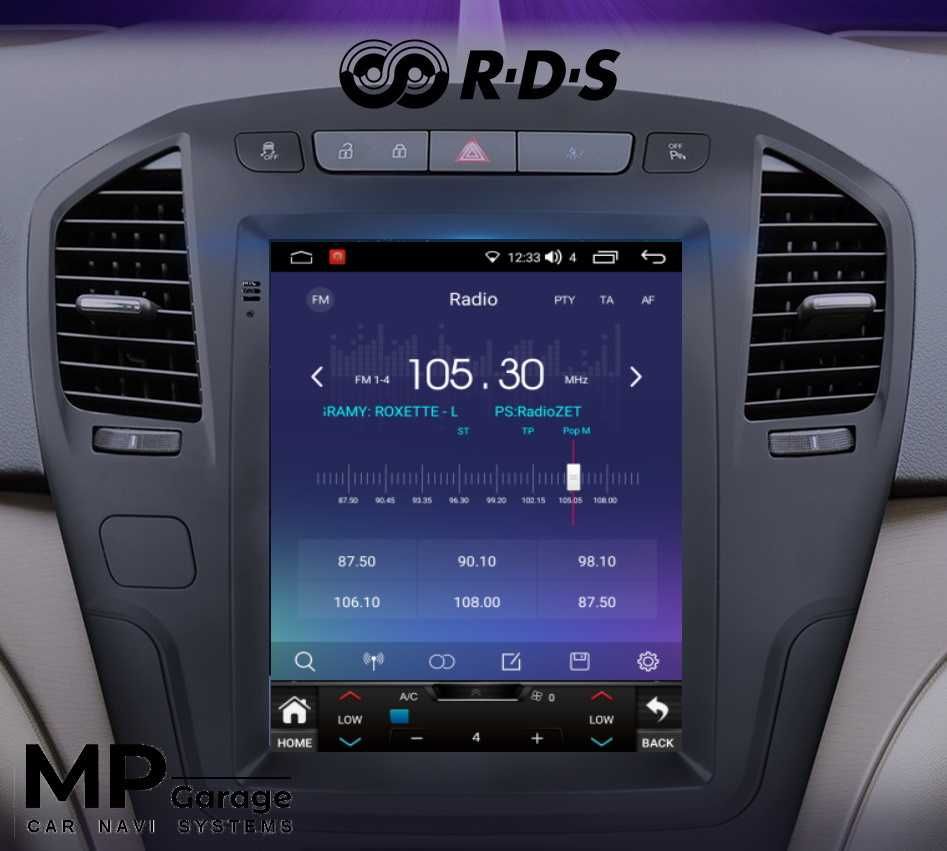 Radio Nawigacja Opel Insignia Android CarPlay 4/32 Qled Tesla LTE