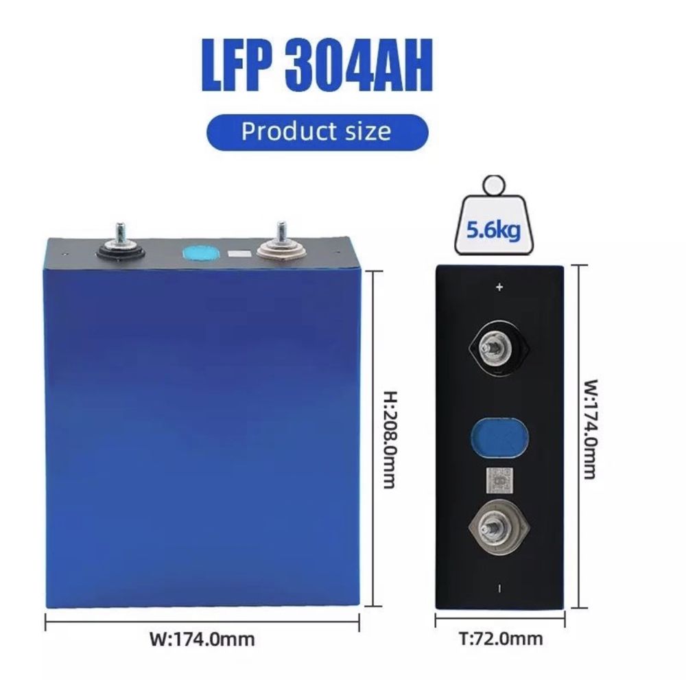 Аккумулятор LifeRo4 280Ah EVE выпуск 2024