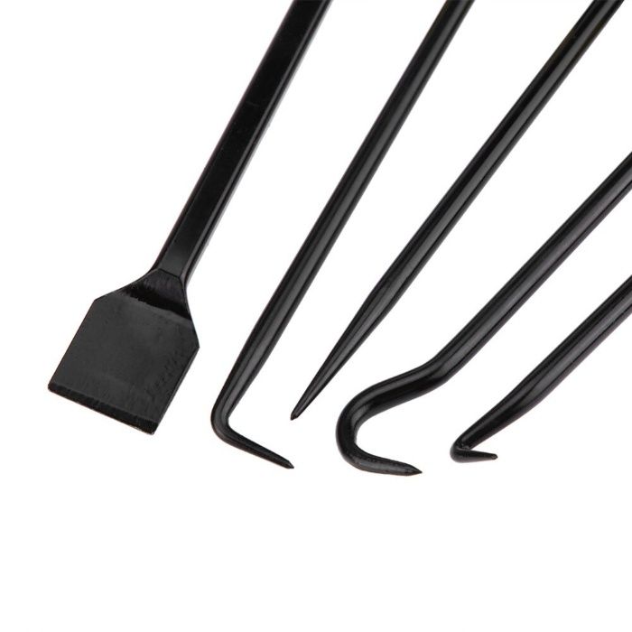 Conjunto Completo de Ganchos Extractores Grandes/Pequenos C/Raspador