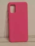 Solid Silicone Case do Samsung Galaxy A41 różowy