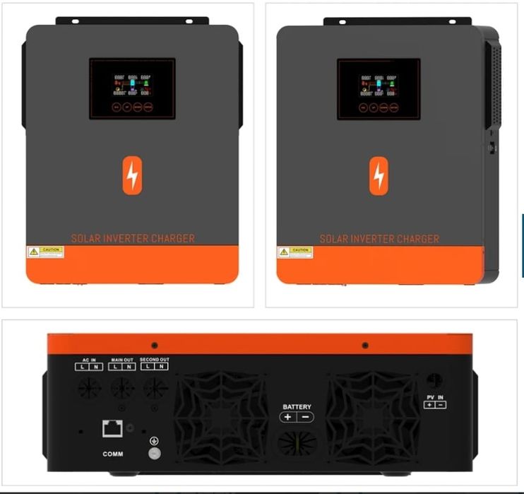 Гибридный инвертор солнечный PowMr 6200W 48V POW-HVM6.2M-48V-N