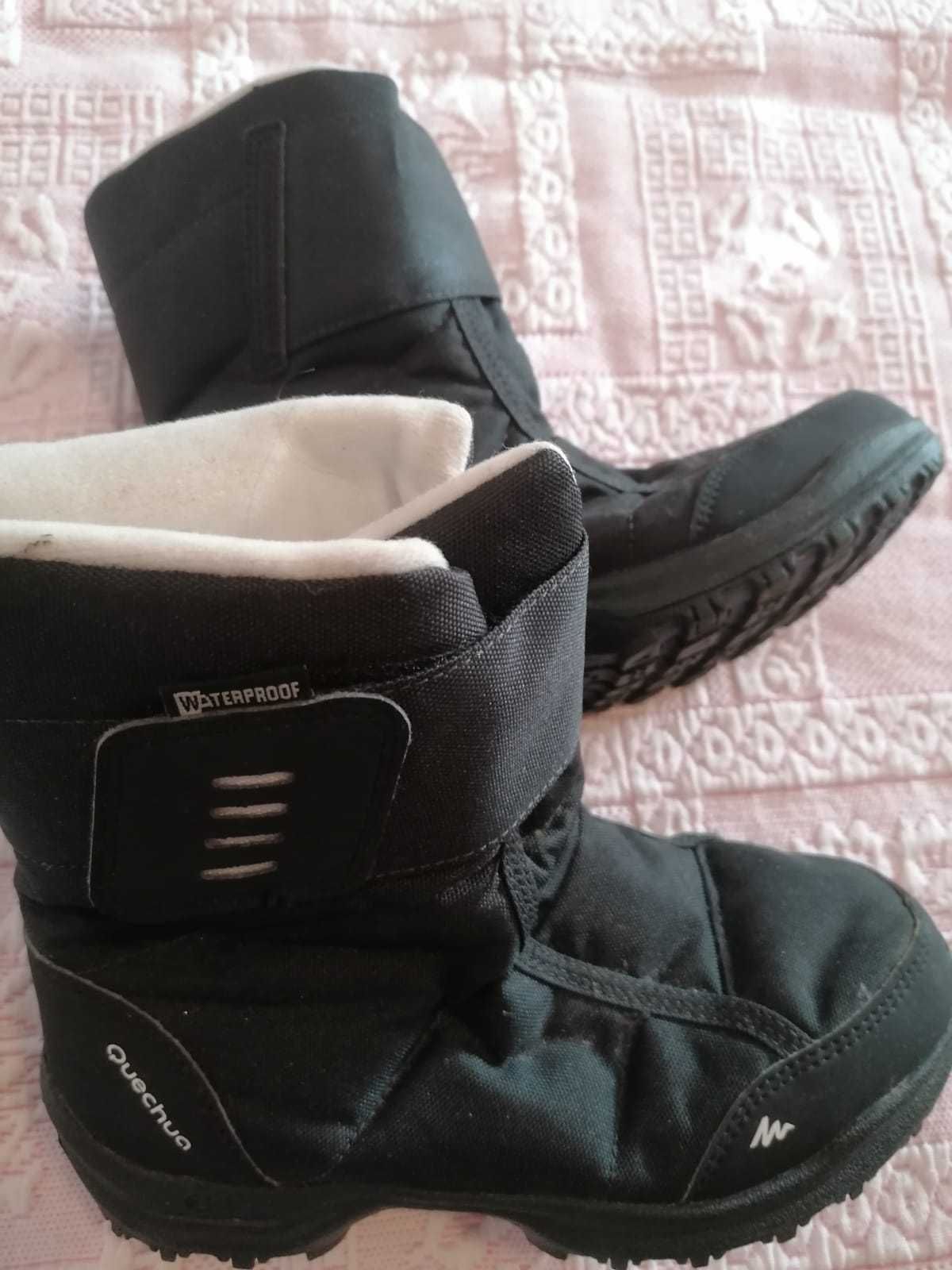 Botas para a neve