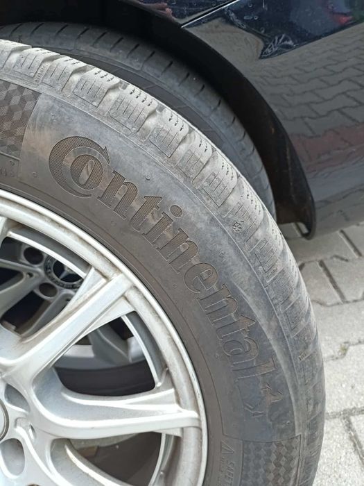 Sprzedam opony zimowe na felgach od Mercedesa  4 sztuki.