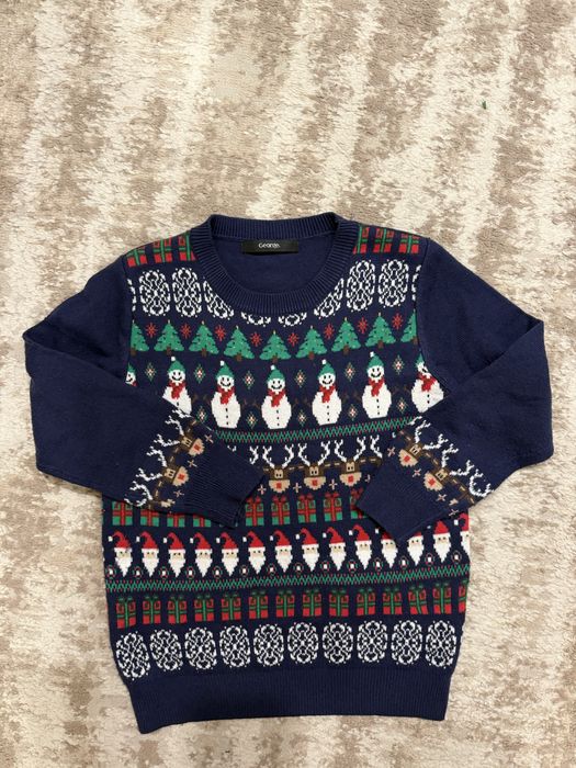 Sweter świąteczny dla chłopca George rozmiar 116