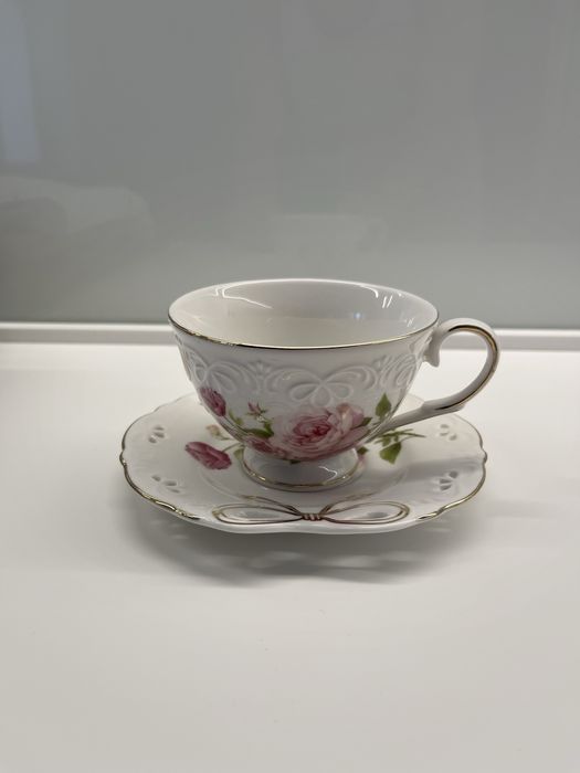 Чайная пара , Kameliya, Фарфор новая