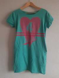 Sukienka tunika t-shirt damska M L