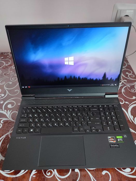 Ноутбук HP Victus 16. AMD Ryzen 7 5800H. RTX 3060-6GB. Ram32. SSD 1tb