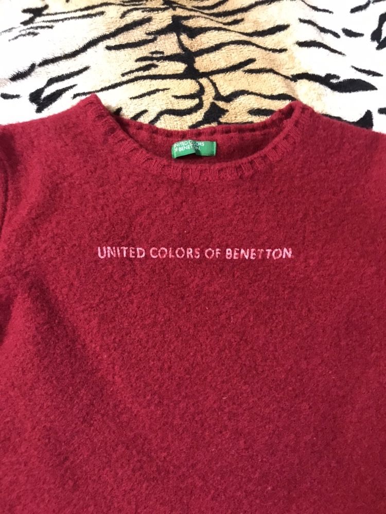 Свитер зимний  benetton шерсть оригинал