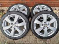 4 felgi aluminiowe Ronal 16 cali, 5x112, Et 40, super stan