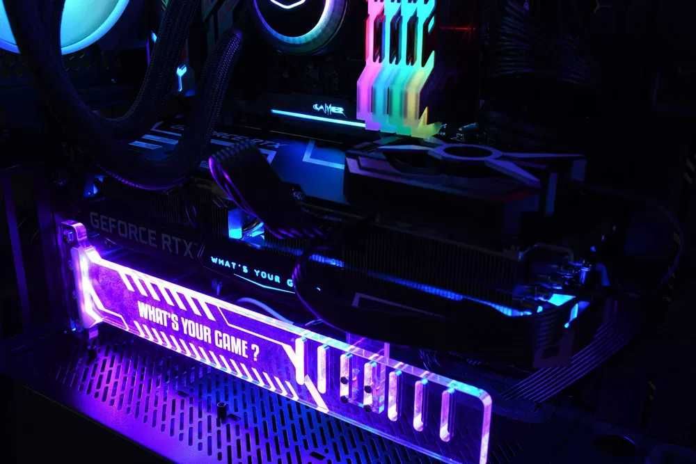 Placa Gráfica Nvidia Geforce RTX 3080 de 10Gb 4 Fan da KFA Leds RGB!