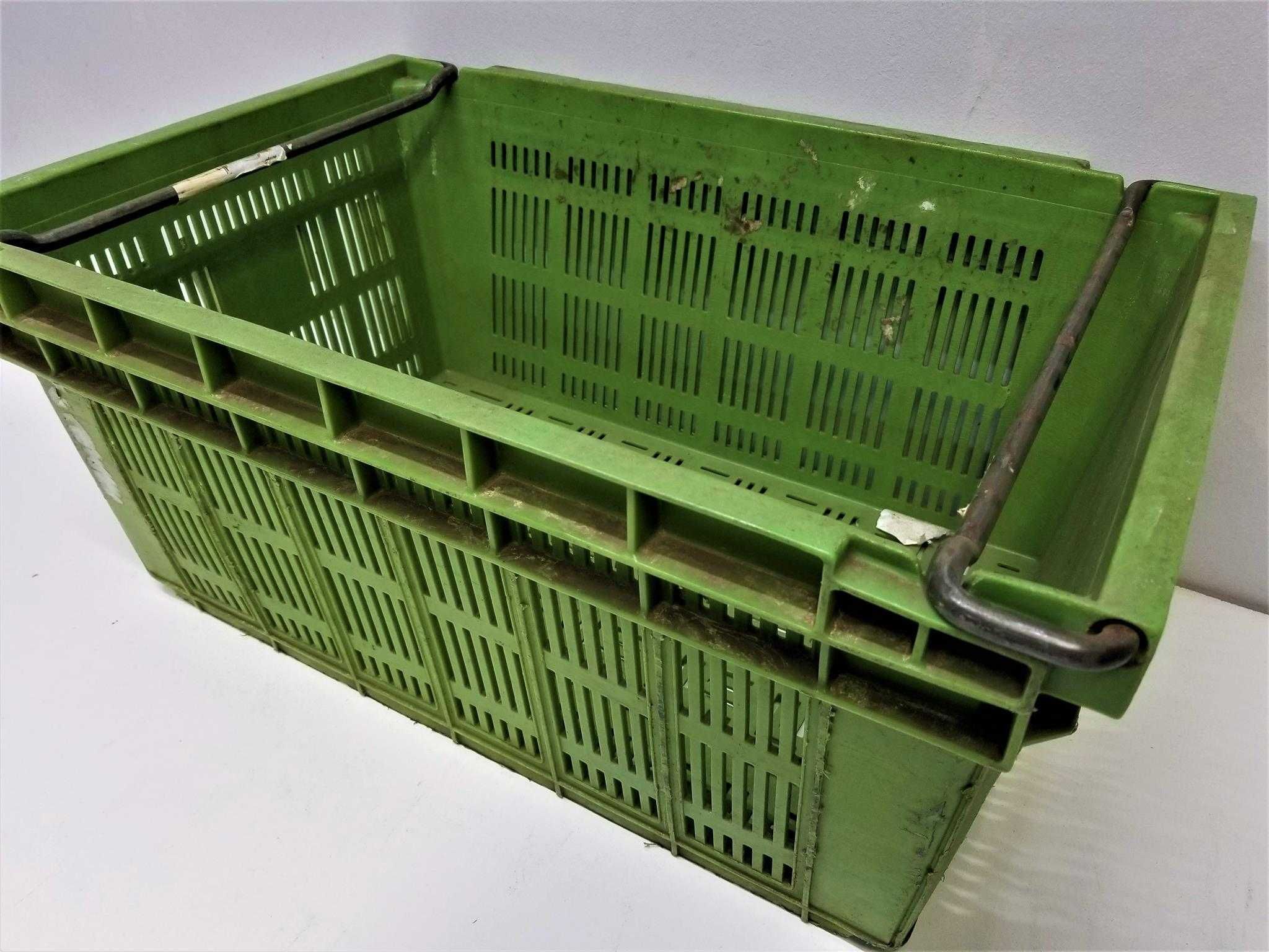 Pojemnik 60x40x27cm Skrzynka Plastikowa Kosz Magazynowy Transportowy