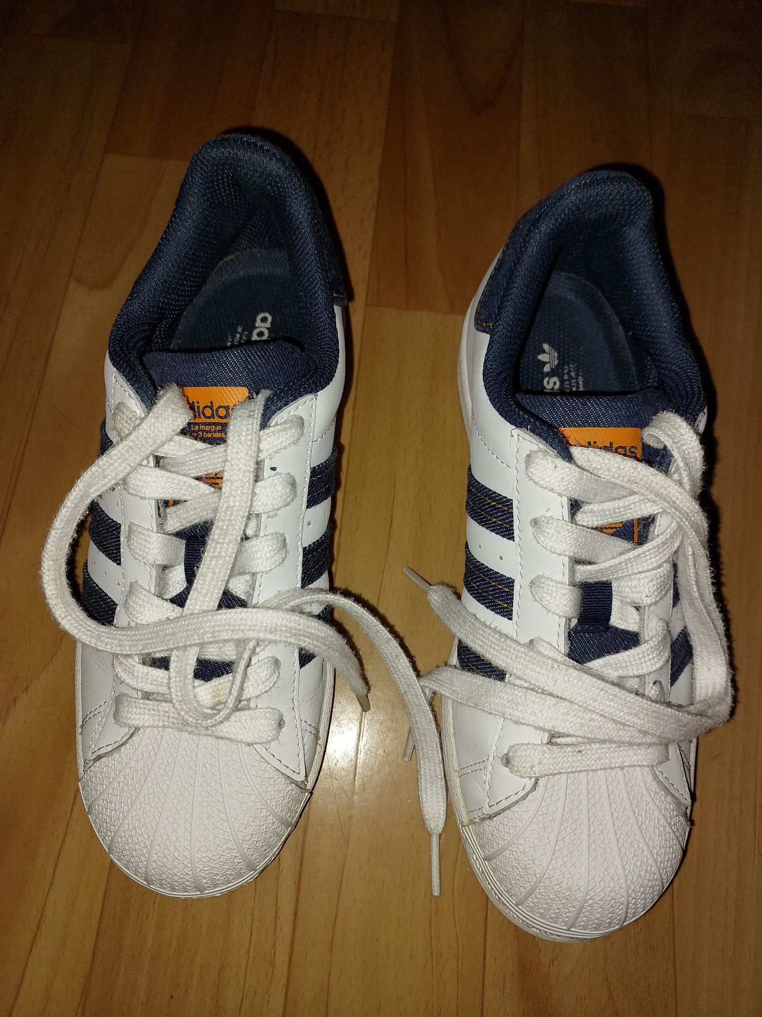 Jeansowe Adidas Superstar 36