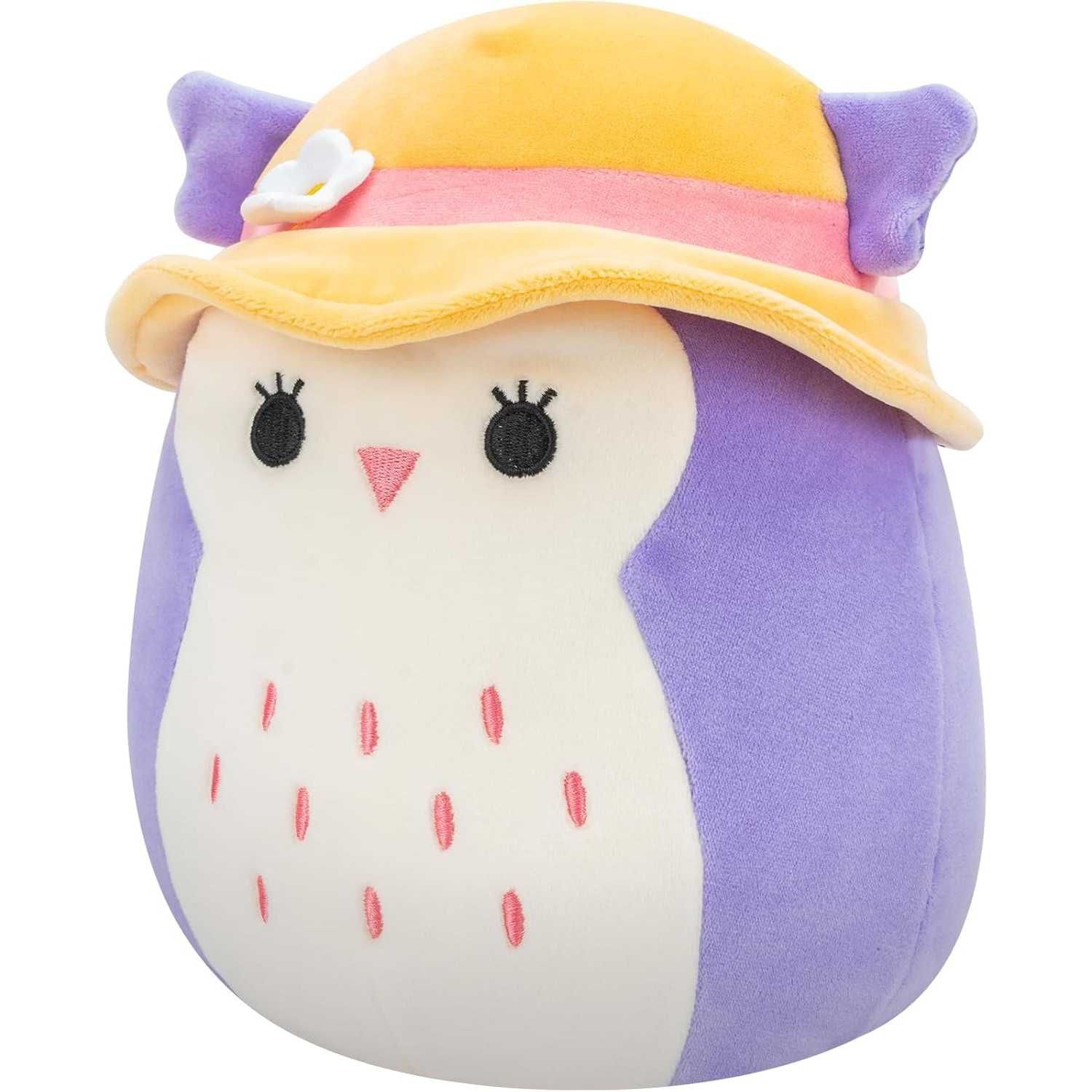 Squishmallows Miękka Maskotka Pluszowa Sowa Z Kapeluszem Holly 20cm
