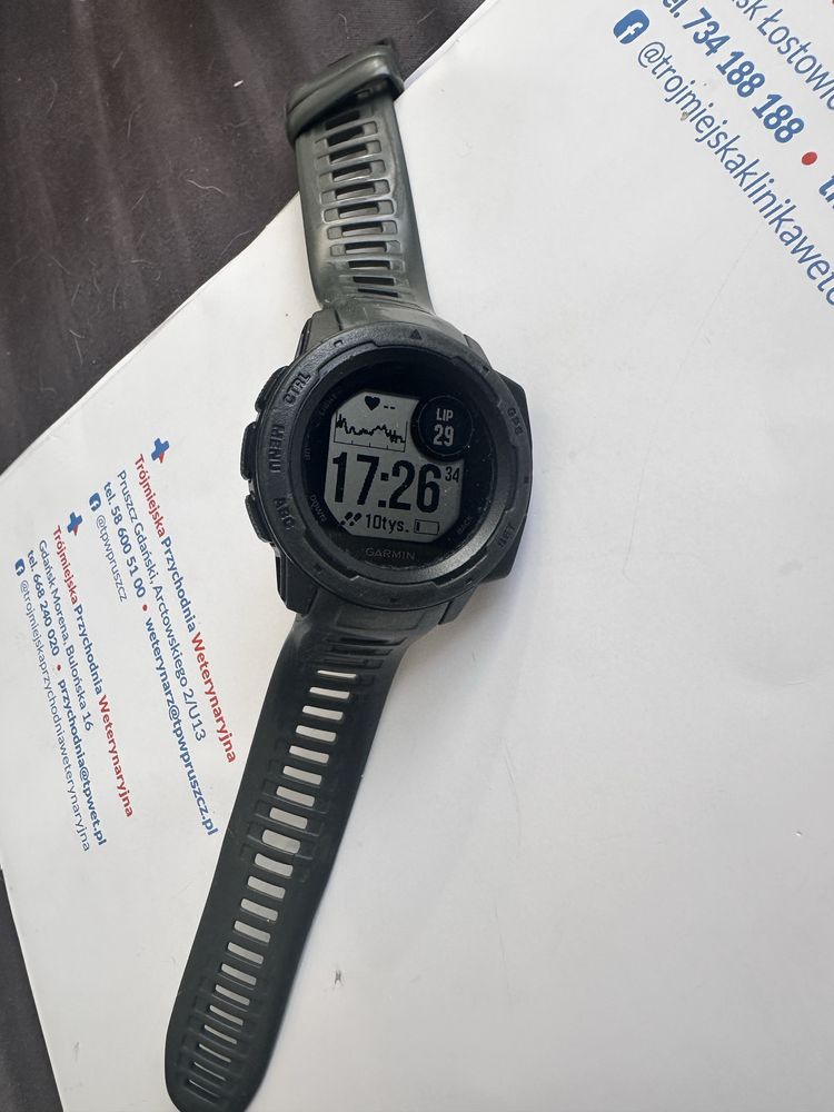Smart watch Garmin instinct 1 grafitowy