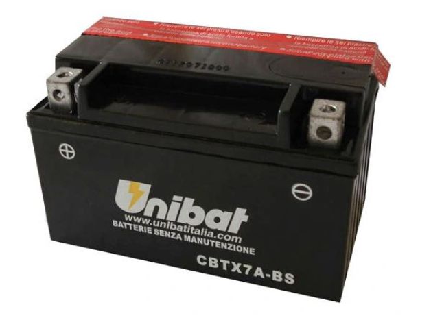 Akumulator CBTX7A-BS  6Ah 90A Unibat AGM L+
