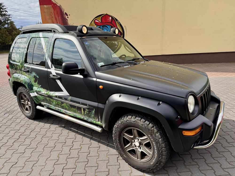 Jeep Cherokke 4x4 2.8 CRD Klima Automat Hak 1 właściciel