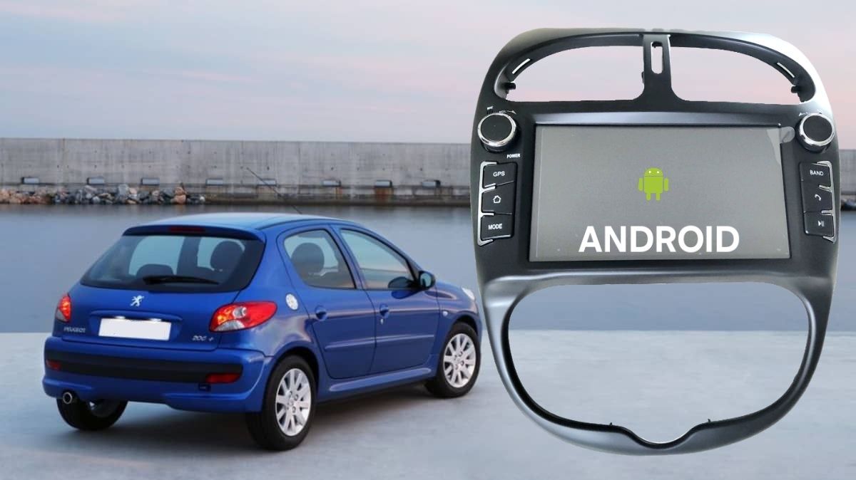 Rádio Android - Peugeot 206