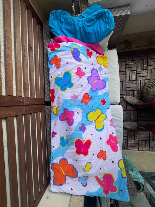 SACO-CAMA INFANTIL BORBOLETA