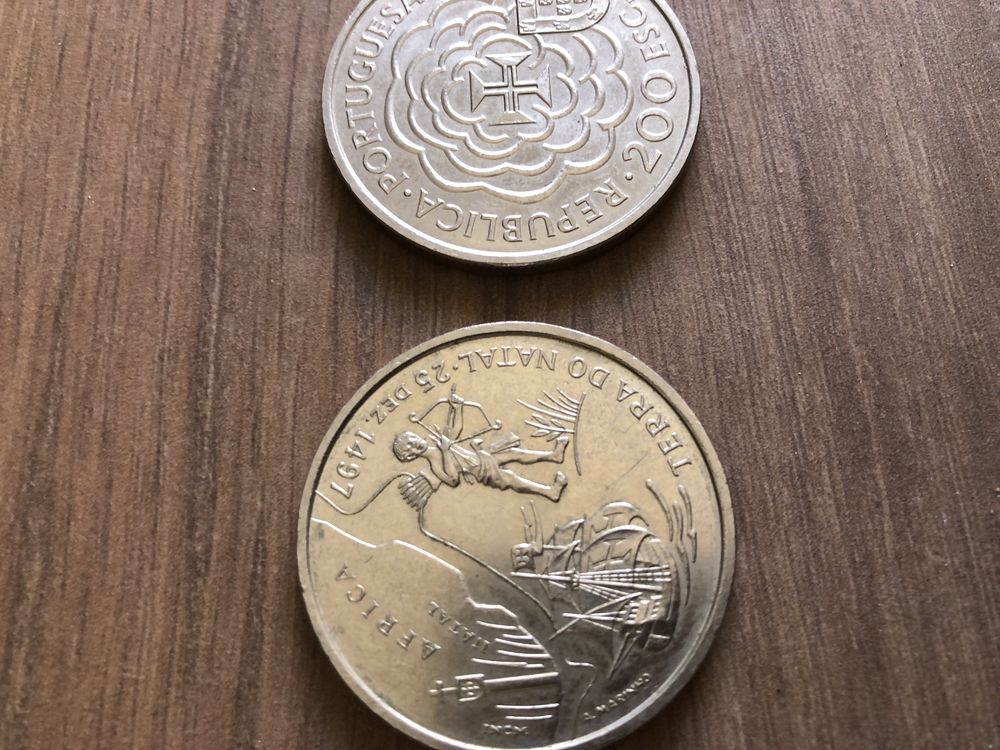 Vendo moedas 200 escudos