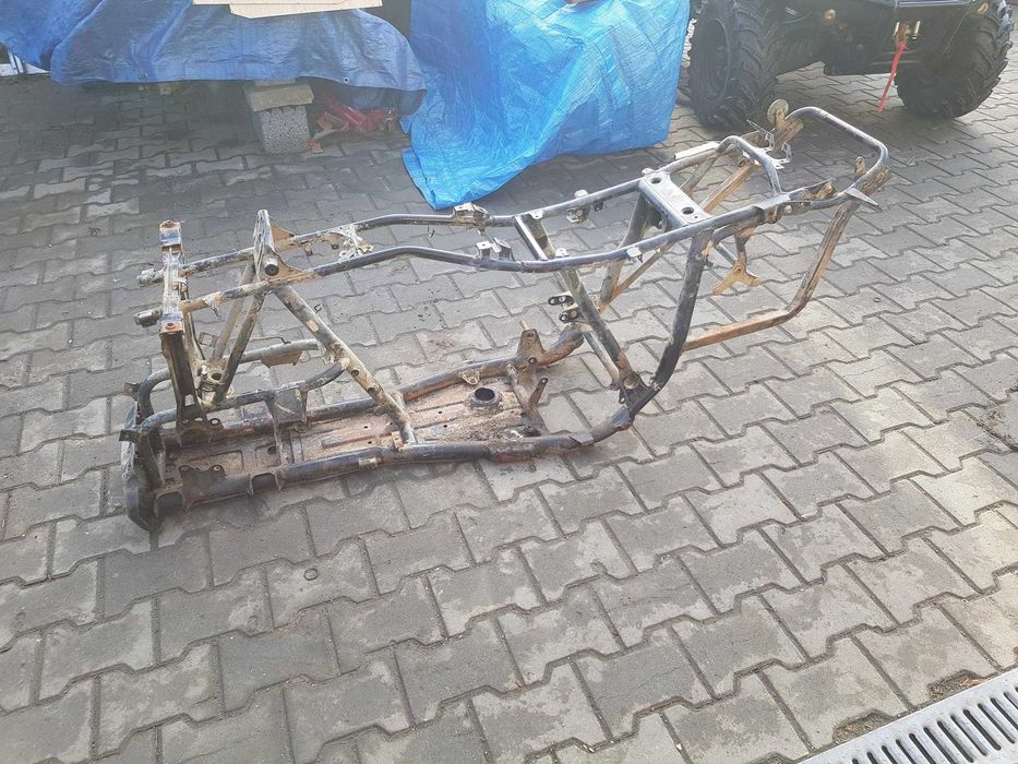Rama YAMAHA BIG BEAR 350 KODIAK 400 Części silnik dyfer wał kartery