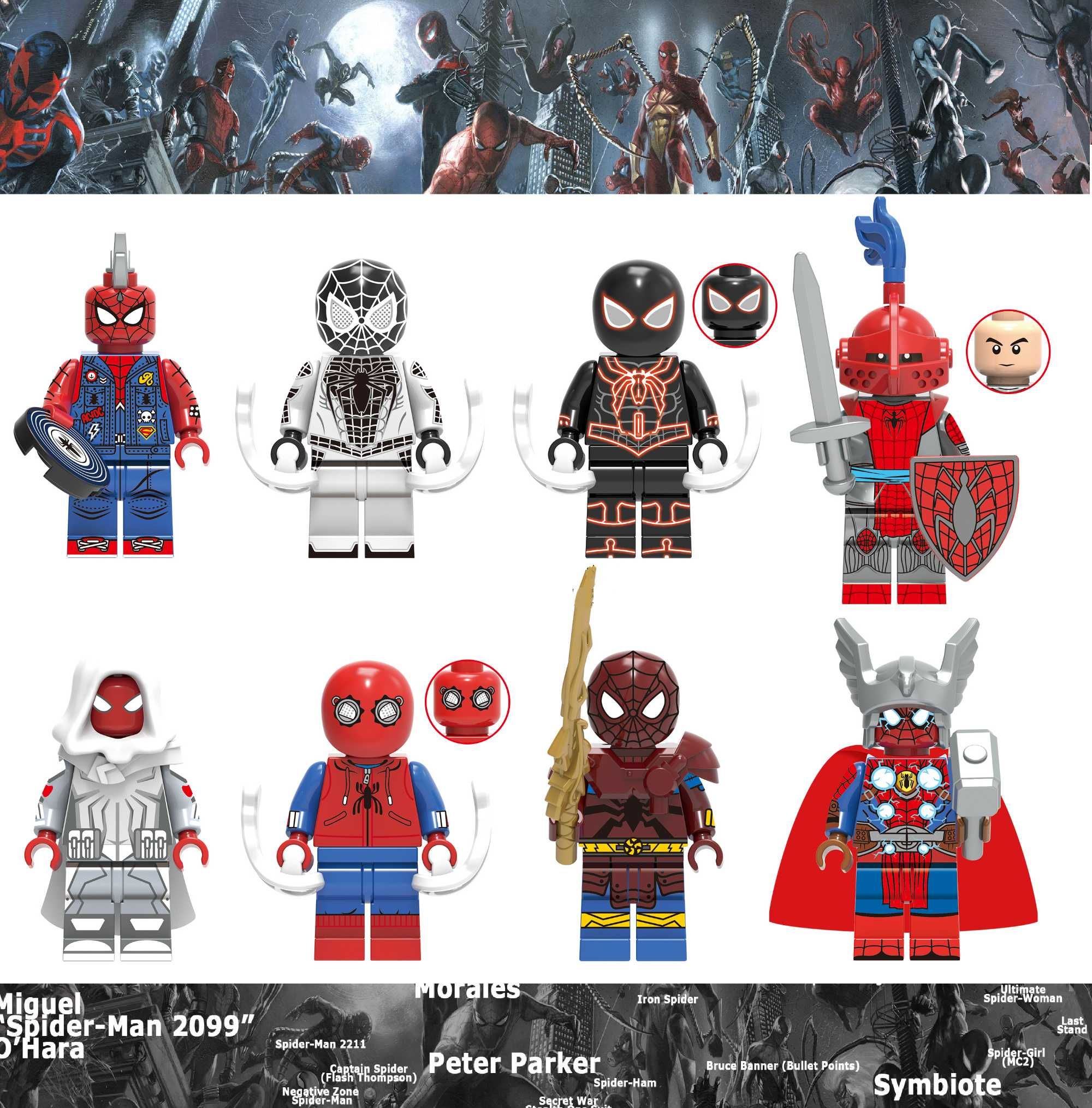 Coleção de bonecos minifiguras Super Heróis nº232 (compatíveis Lego)