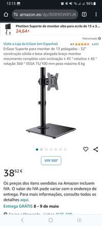 Suporte para monitor de 13 polegadas - 32"