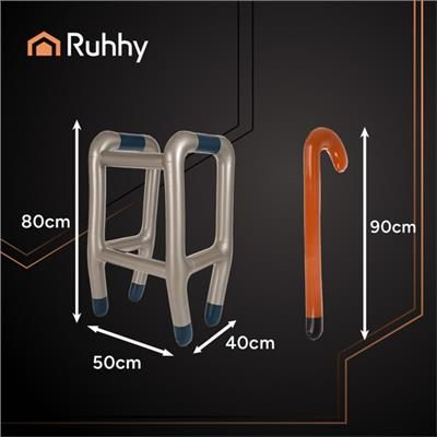 Dmuchany balkonik z laską przebranie