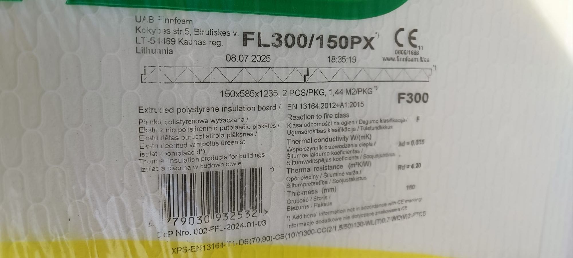 Styropian xps 150