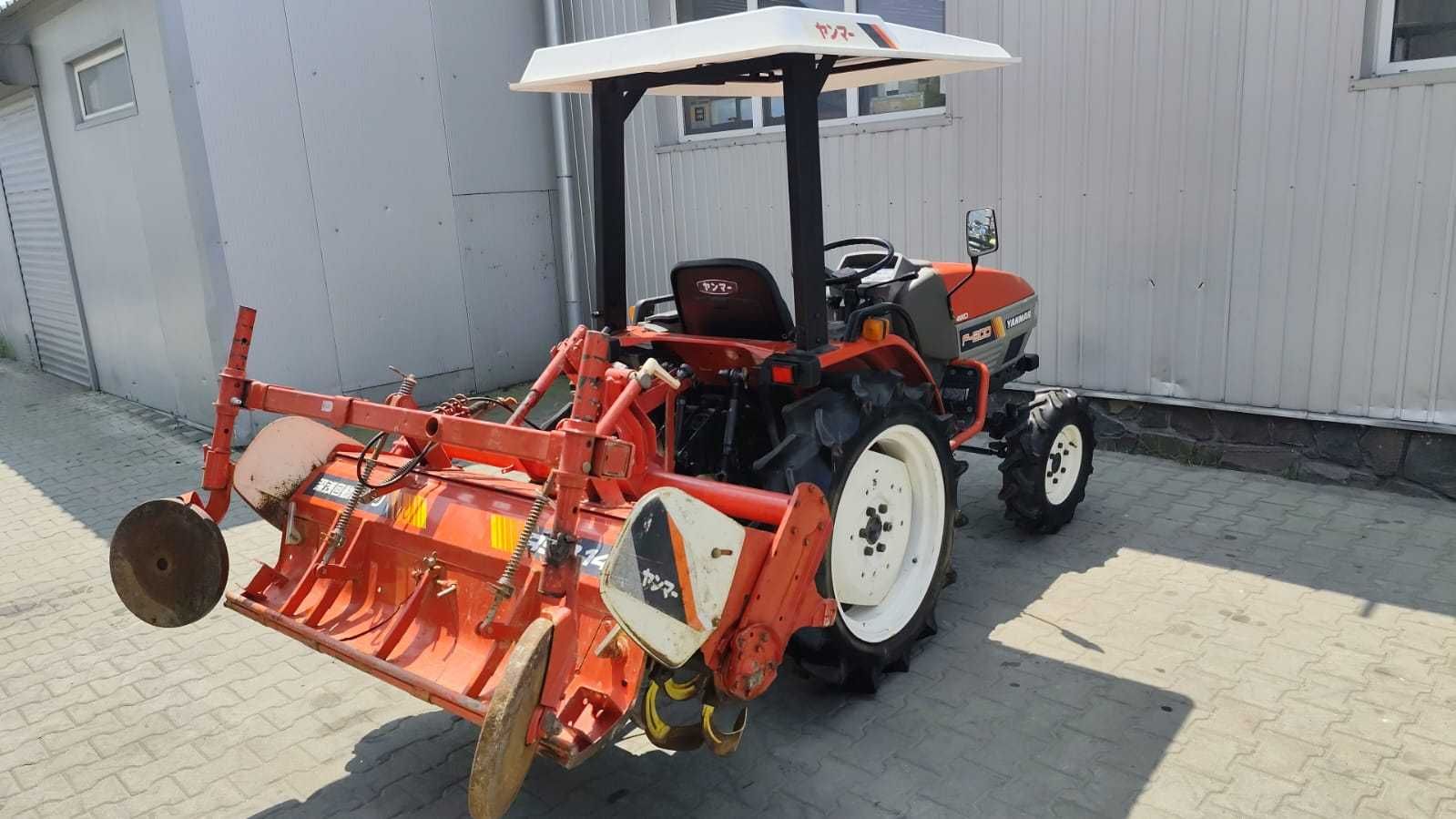 Japoński traktorek Yanmar F 200 z glebogryzarką 4x4 20 km