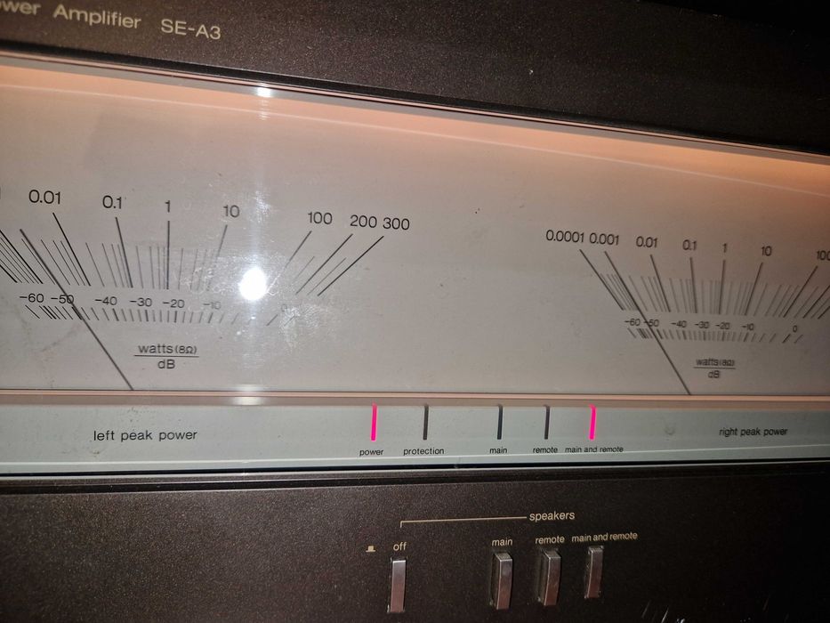 Technics SE-A3 końcówka wzmacniacz Kolekcja